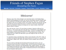 Tablet Screenshot of friendsofstephenfagan.com